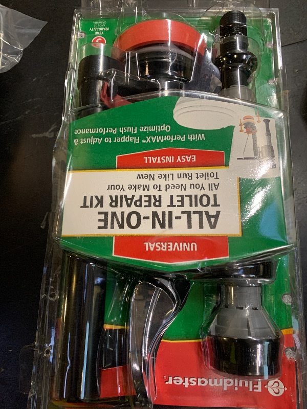 Photo 1 of Fluidmaster 400AKRP10 Universal, All In One, Complete Toilet Tank Repair Kit For 2-Inch Flush Valve Toilets