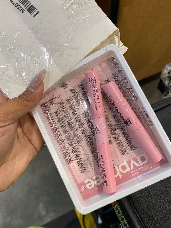 Photo 1 of **MISSING PARTS**
Natural Lash Clusters Kit Wispy Eyelash Clusters Clear Band Lashes Clusters CC-Curly Individual Lashes Kit DIY Lash Extension Kit Cluster Eyelash Extension Waterproof Lash Bona and Seal and Remover