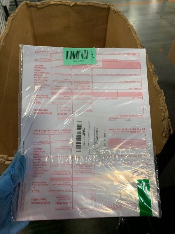 Photo 2 of 1099 MISC Forms 2025 Laser Tax Forms 4 Part Kit for 25 Individuals - Designed for QuickBooks and Accounting Software 1099 Misc 2025