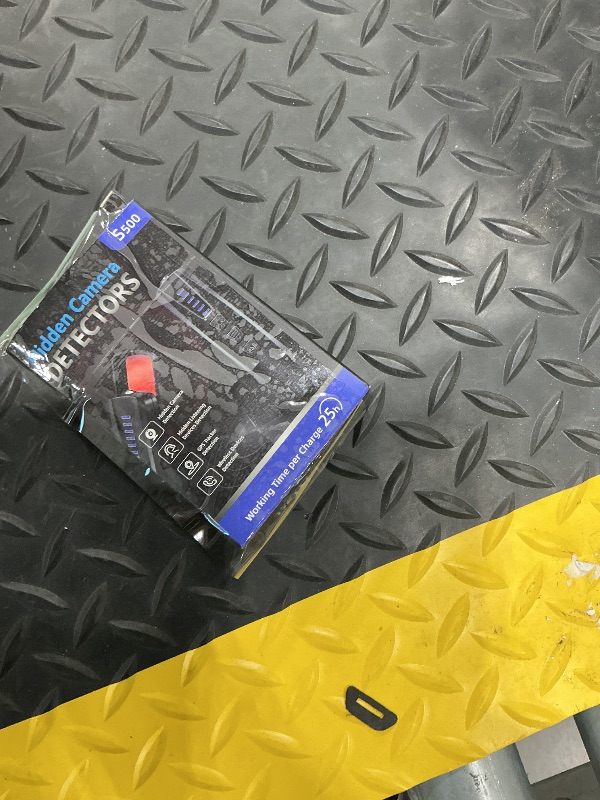 Photo 1 of **UNTESTED**
AI Hidden Camera Detector, Anti-Spy Camera Finder RF Signal & WiFi Scanner Hidden Devices Detector for GPS Trackers, 4 Modes for Hotel, Bathroom, Office, Car Travel Security (Black)