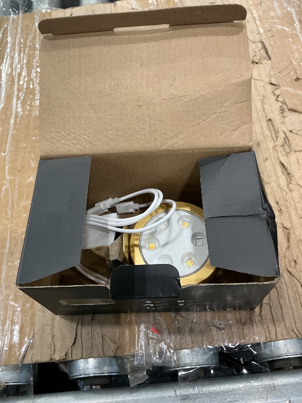 Photo 1 of ***missing parts*** EZVALO Picture Lights for Wall, 2000mAh Rechargeable Battery Magnetic Poster Lights with 3 Color Temps & 12 RGB, Remote Dimmable Timer Painting Light, Wall Decor Light for Art Display, Frame (3 Pack)
