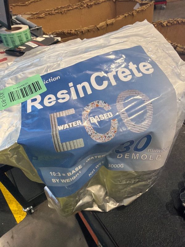 Photo 1 of **USED - MINOR DAMAGE**
JDiction ResinCrete, 3000G Water-Based Eco-Friendly Formula, 20-30 Minutes Demold Fast Curing Eco Casting for Beginners,Mineral Casting Powder, Easy Mix for DIY Home Art
