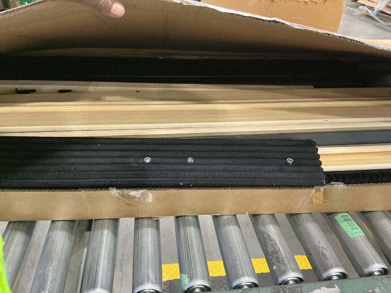 Photo 1 of *UNTESTED*
HAUSOURCE Queen Bed Frame with Storage Headboard and 4 Drawers LED Lights Metal Platform Non-Slip Without Noise Mattress Foundation Strong Metal Slats Support No Box Spring Needed,Greige