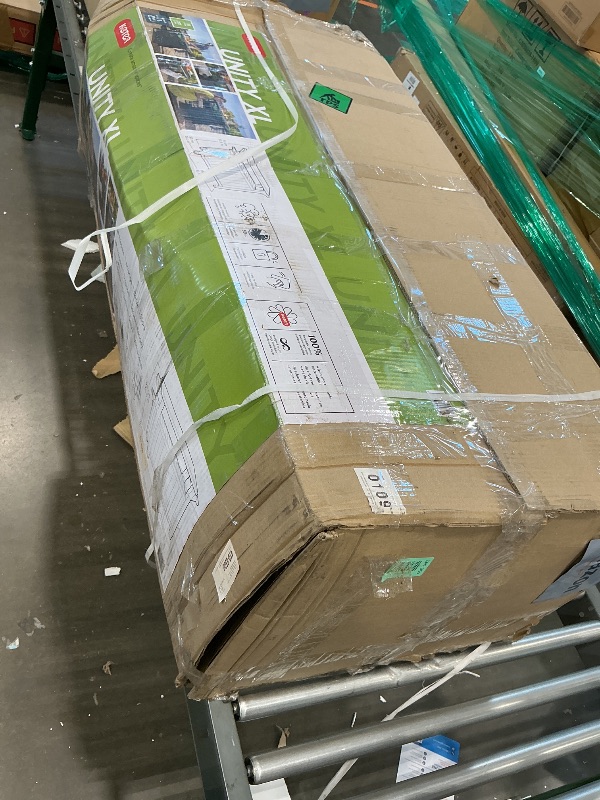 Photo 1 of *MISSING PARTS*
Keter Unity XL Portable Outdoor Table with Stainless Steel Top for Kitchen Prep and Outdoor Storage Cabinet for Grilling Accessories, Dark Grey