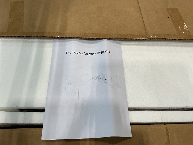 Photo 1 of *MISSING PARTS - See Clerk Notes*
Run-Off Desk with Low Common Case Credenza