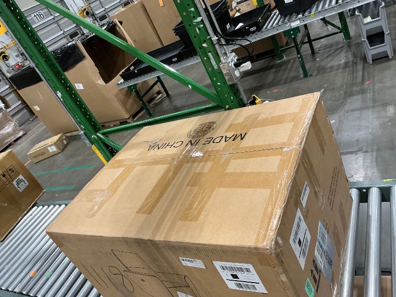 Photo 1 of ***MISSING PARTS***Power Recliner Chair, 270° Swivel Rocking Glider with USB Charging Port, PU Leather Upholstered Fabric, Ergonomic Modern Nursery Chair for Living Room, Bedroom, Nursery (Power Brown)