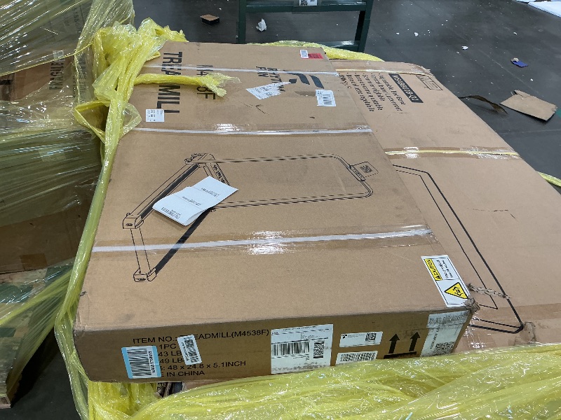 Photo 1 of **PARTS ONLY** RHYTHM FUN Treadmill with Incline, Walking Pad with Handle Bar,300lbs Walking Pad with APP, Portable Folding Walking Treadmills for Home/Office with Low Noise