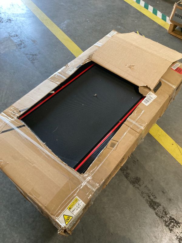 Photo 1 of **PARTS ONLY** RHYTHM FUN Treadmill with Incline, Walking Pad with Handle Bar,300lbs Walking Pad with APP, Portable Folding Walking Treadmills for Home/Office with Low Noise