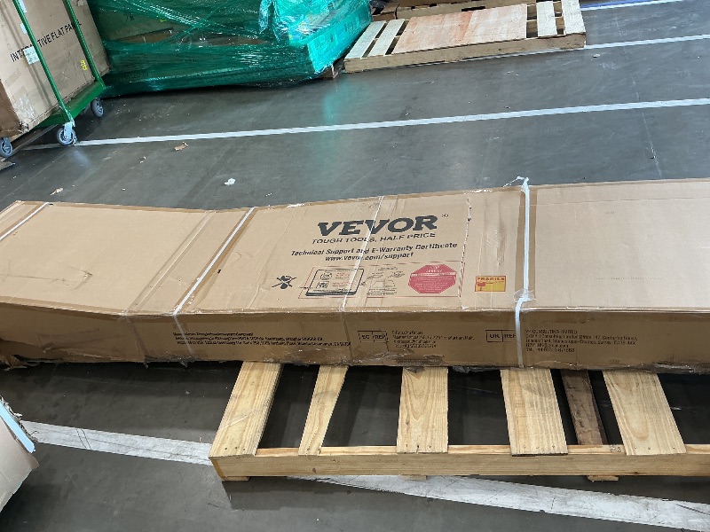 Photo 1 of ***SOLD FOR PARTS ONLY***VEVOR Shuffleboard Table, 11.5 ft Shuffleboard for Family Game Rooms, 2 in 1 Shuffleboard and Bowling Combo Game Set, with Scratch-Resistant Playfield, Legs, 8 Pucks, Bowling Set, Wax, and Table Brush