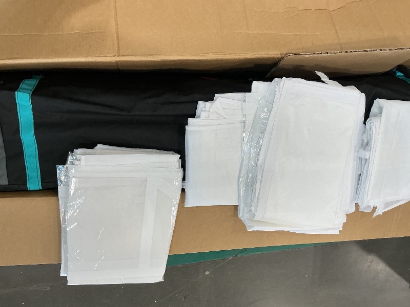 Photo 1 of * SOLD AS IS NO REFIND/RERIEN** SEE COMMENTS 
COBIZI 10x20 Heavy Duty Pop Up Canopy Tent with 6 Sidewalls Thicken Frame, Commercial Easy Up Outdoor Wedding Party Tents, All Season Waterproof Windproof with Stakes Sandbags Ropes Roller Bag, White
100+ boug