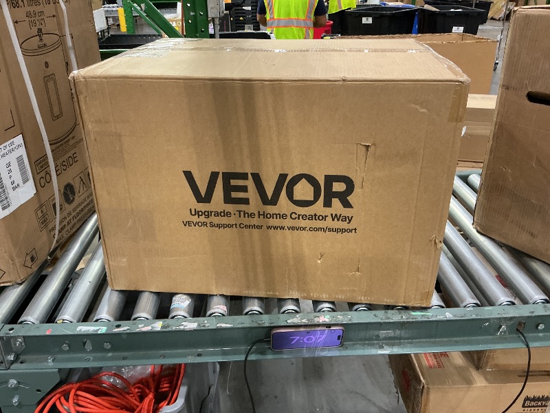 Photo 1 of **UNTESTED**
VEVOR Drain Cleaner Machine 100FT x 3/8 Inch, Auto Feed Sewer Snake Auger on Wheels, 370W Portable Drain Cleaning Machine with 8 Cutters & Air-activated Foot Switch for 2" to 4" Pipes