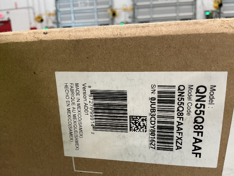 Photo 1 of ***FINAL SALE, NO RETURNS**PARTS***Samsung 55-Inch Class QLED Q8F 4K UHD Smart TV (2025 Model) Q4 AI Processor, 100% Color Volume with Quantum Dot, AirSlim Design, Endless Free Content, Samsung Vision AI, Alexa Built-in