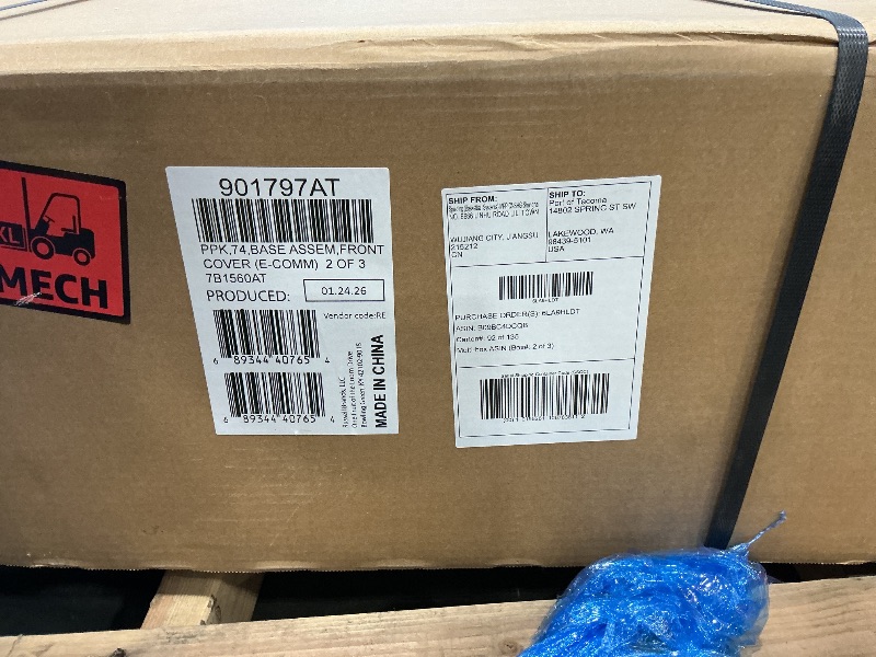 Photo 1 of *PARTIAL SET - See Clerk Notes*
Spalding The Beast® 60" Tempered Glass Portable Basketball Hoop