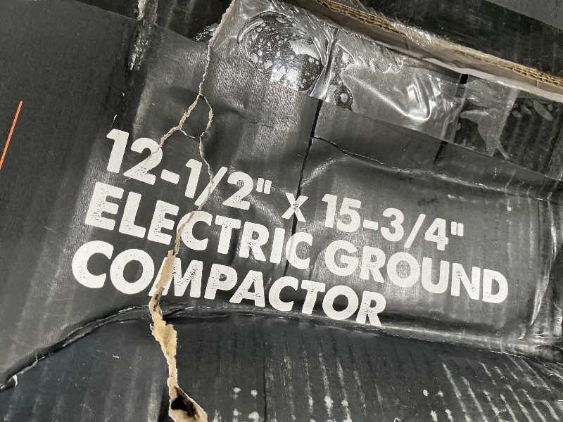 Photo 1 of ** SOLD AS IS NO REFUND/RETURN** SEE COMMENTS 
Evolution Hulk Electric Plate Compactor - Ideal For Levelling Pavement, Artificial Turf Ground Preparation, Patio, Blockwork, Sand, Soil & More