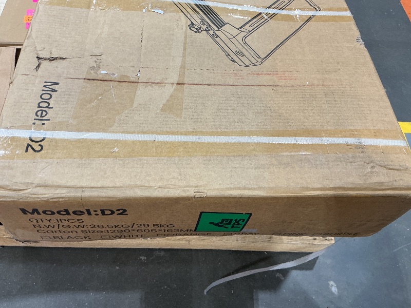 Photo 1 of *MAJOR DAMAGE*
Walking Pad with 15% 12-Level Auto Incline & Handle Bar, Trisomy 3.5HP Foldable Under Desk Treadmill, 450 LBS Capacity Treadmills for Home Hiking with UI Screen, Bluetooth Speaker, Remote, RGB Light