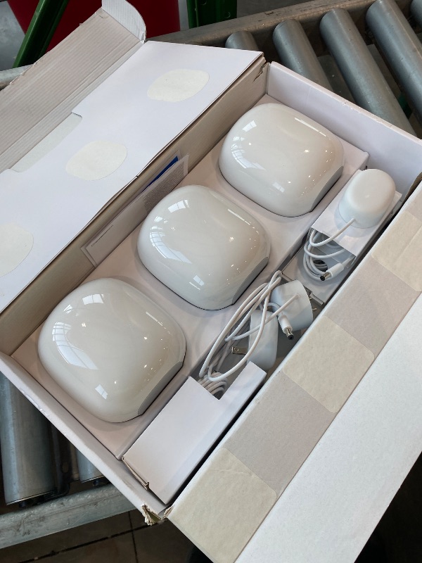 View 4 of [Defective] Google Nest Wifi Pro 3 Pack Snow