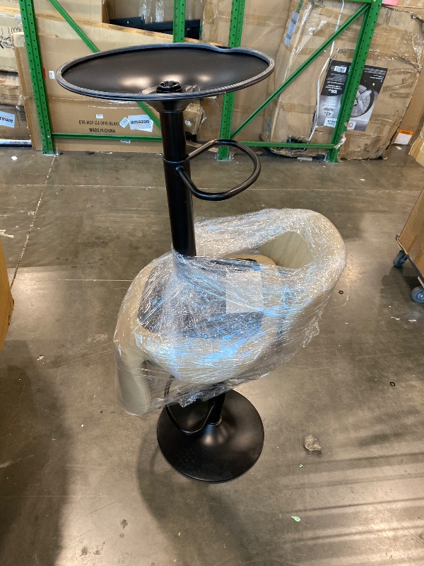 View 3 of **View Clerk Notes**Sweetcrispy Bar Stools Set of 2, Swivel Adjustable Height
