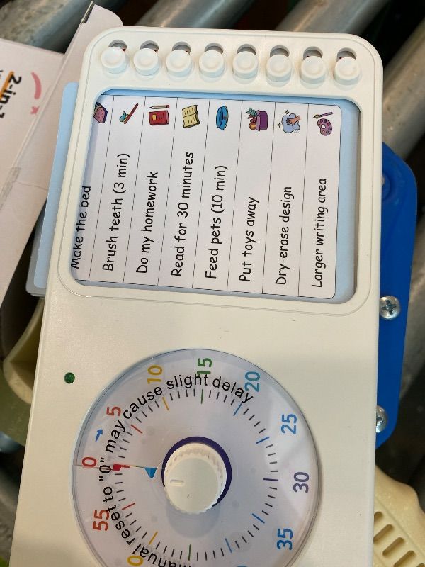 View 2 of 2-in-1 Visual Timer ADHD with Task Board, to-Do List, Checklist