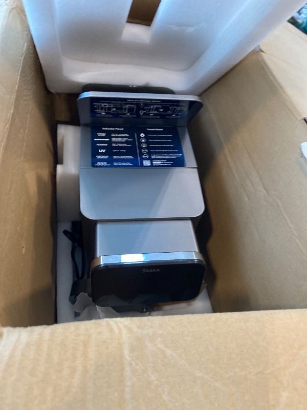 Photo 1 of [PARTIAL SET MISSING PARTS] [ITEM IN NONFUNCTIONING] iSpring RCD100HCG Hot & Cold Reverse Osmosis System Countertop, Alkaline RO Water Filter Dispenser, 9 Temperature & 6 Dispensing Volume Options, TDS & Filter Lifespan Monitor, Plug and Play