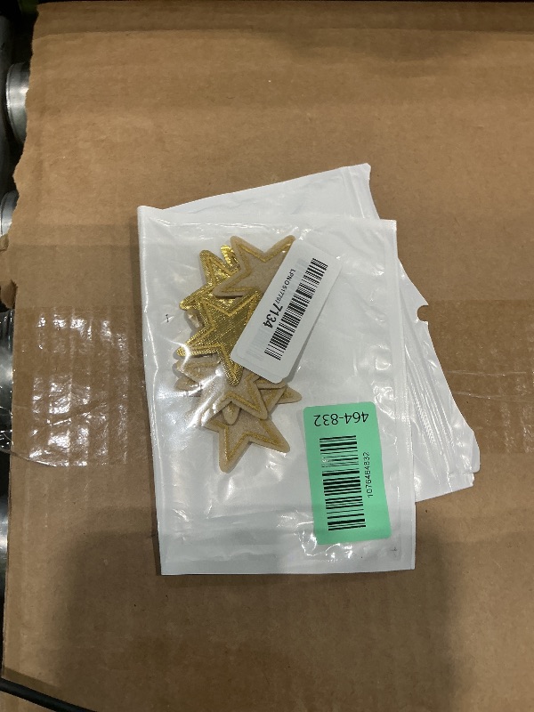Photo 1 of 10Pcs Sequin Star Iron on Patches Large Glitter Stars Patches Embroidery Iron on Stars for Hats Clothes Backpacks Costume