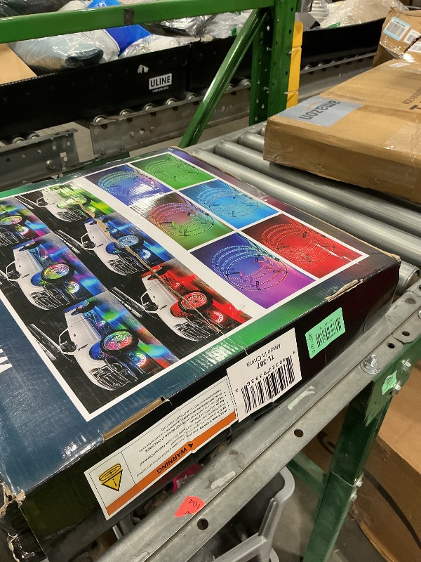 Photo 1 of **UNTESTED**
Nilight 4PCS 17.5inch Double Row Wheel Ring Lights Dream Color with APP and Remote Control Neon Lights w/Turn Signal and Braking Function Dual Row for Car Van SUV TruckLPNNA6PMFFC1W