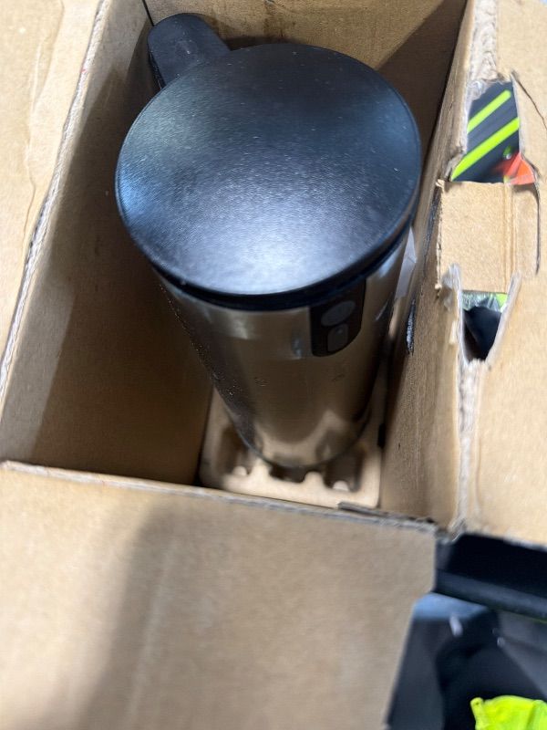 Photo 1 of **DIRTY**
AIKE SensePro Automatic Soap Dispenser Type-C Rechargeable, Brushed Stainless Steel Finish 12.8 fl.oz. for Liquid Soap