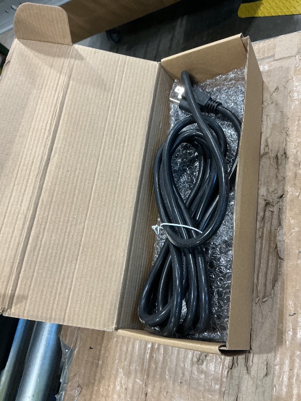 Photo 1 of 10 Ft Extension Cord Power Strip, Teiobar Surge Protector with 12 AC Outlets and 4 USB Ports for Home, Office, Dorm Essentials, 1875W/15A, 2700 Joules, ETL Listed, Black