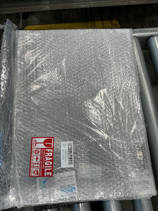 Photo 1 of 1 Pack 12x16"Poster Frame,Acrylic Floating Frame,Frameless Picture Frame,Clear Picture Frame,Wall & Tabletop Picture Frames for Photos Artwork Posters Paintings (Clear, 12x16")