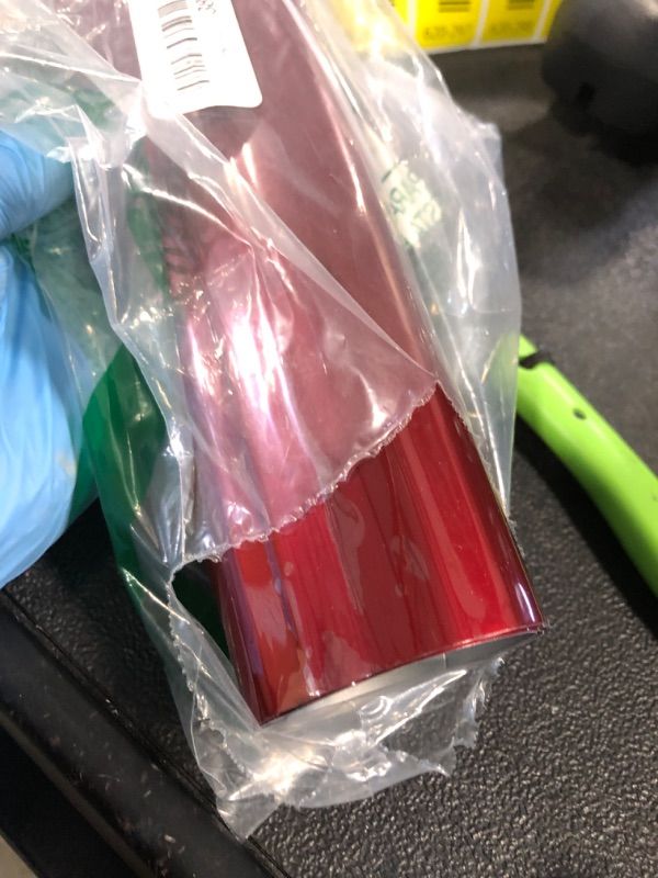 Photo 1 of ** SOLD AS IS NO REFUND/RETURN** SEE COMMENT!
LZLRUN Premium Glossy Liquid Metal Red Vinyl Wrap Sticker for Car DIY Self Adhesive Decal Super Gloss Blood Red Wrap Film (1ft × 5ft)