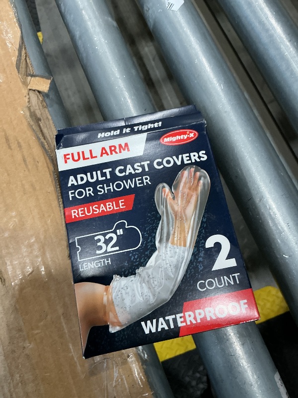 Photo 1 of 100% Waterproof Cast Covers for Shower Arm - Tight Seal - 2pk Adult Reusable Cast Protectors - Full Arm Bag Sleeves for Wounds Care - After Surgery Shower Bag for Hand, Wrist, Elbow, Forearm