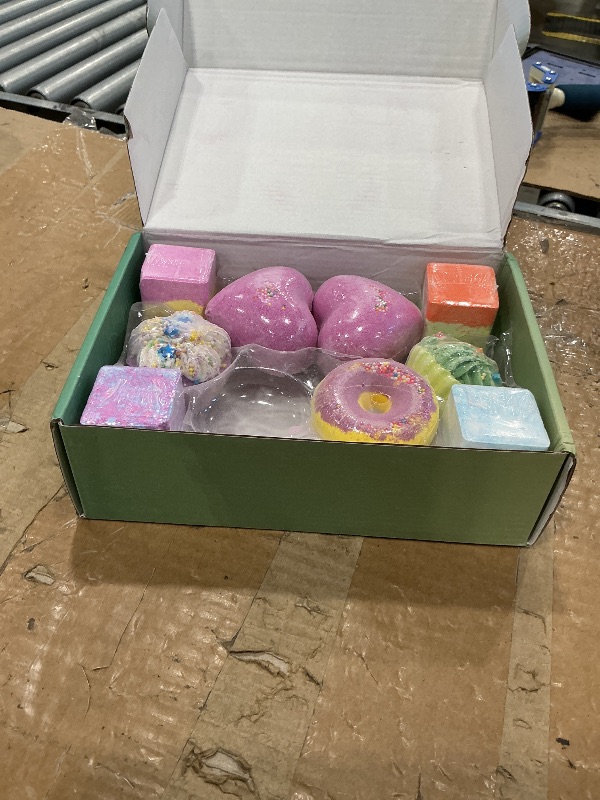 Photo 1 of 10 Bath Bombs for Kids, Bath Bomb Gift Set, Natural Bubble Bathbombs, Shea Butter Dry Skin Moisturize, Fizzy Spa Bath for Her Mom Women Kids Girls Girlfriend, Birthday, Mothers Day Gifts