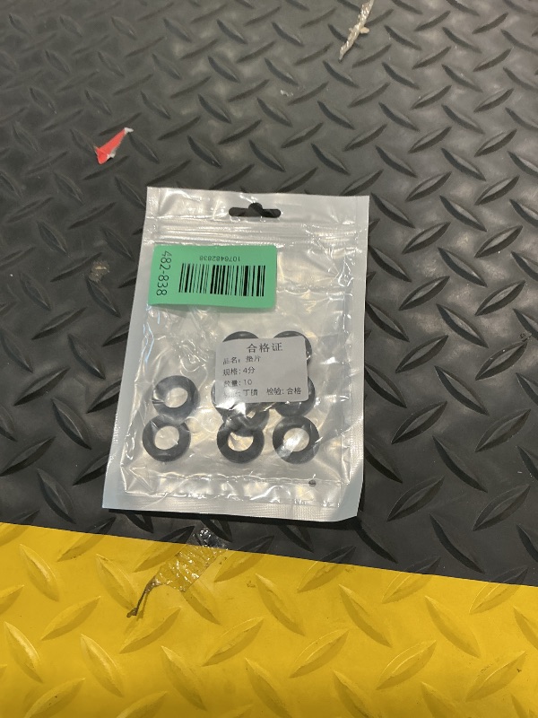 Photo 1 of 10PCS Shower Head Gasket, Black Shower Hose Washers, 3/4 Inch Rubber Washers for Shower-Head and Hose Connecting, Creates A Seal to Prevent Leakage
