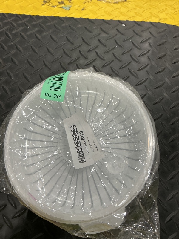 Photo 1 of 1-Tier Microwave Steamer Heating Steamer for Home Kitchen White (Round)