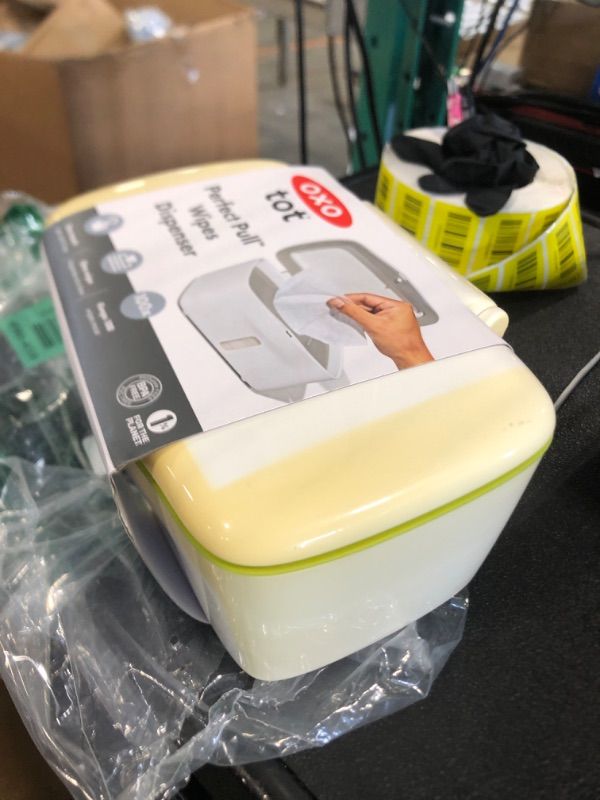 Photo 1 of ** yellow**
OXO Tot Perfect Pull Wipes Dispenser, Gray