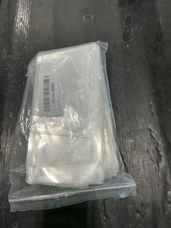 Photo 1 of 100 Pcs Long Flat Clear Bags Neck Tie Bag Gift Single Flower Wrapping Bag, 30 inch Long