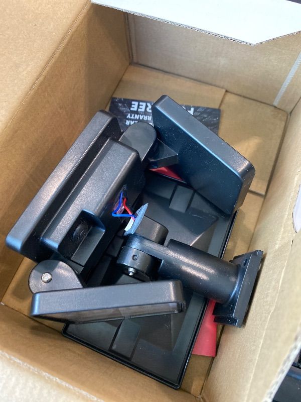 Photo 1 of **UNTESTED**
daphino 2500LM Solar Lights Outdoor with Motion Sensor,3 Head 270° Wide Angle Street Area Lights, IP65 Waterproof Security Lighting with 3 Modes(Non-Remote,2 Pcs)