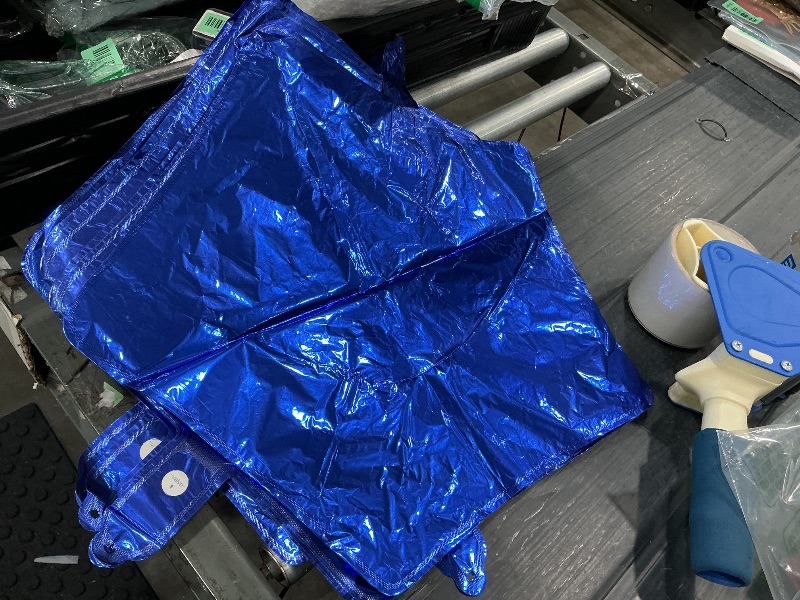 Photo 1 of 10pcs Star Shape Foil Mylar Helium Balloon 18" Balloon Birthday Party Decoration Foil Balloons,Wedding,Baby Shower Decor - Blue