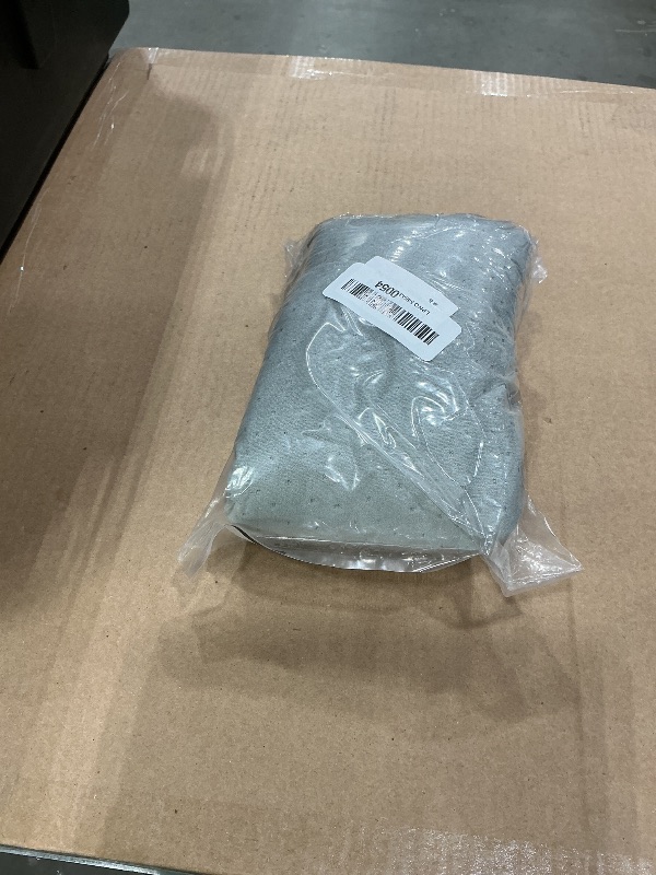 Photo 1 of 1 MIDDLE ONE C Shaped Pregnancy Pillowcase, Breathable Velour Replacement Cover with Zipper for Maternity Pillow, Cover Only (Grey)