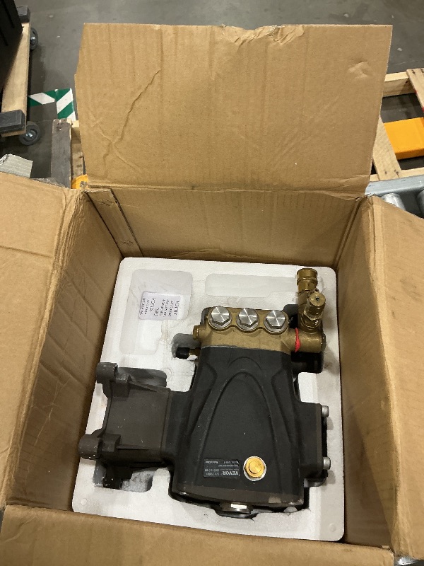 Photo 1 of ****  AS IS  ALL SALES FINAL  NO RETURNS ****VEVOR Pressure Washer Pump, 4400 PSI, 4.0 GPM, 1" Shaft Horizontal Triplex Plunger, Replacement Power Washer Pumps Kit, Parts Washer Pump, Compatible with Simpson, Honda, Homelite, Troybilt etc.