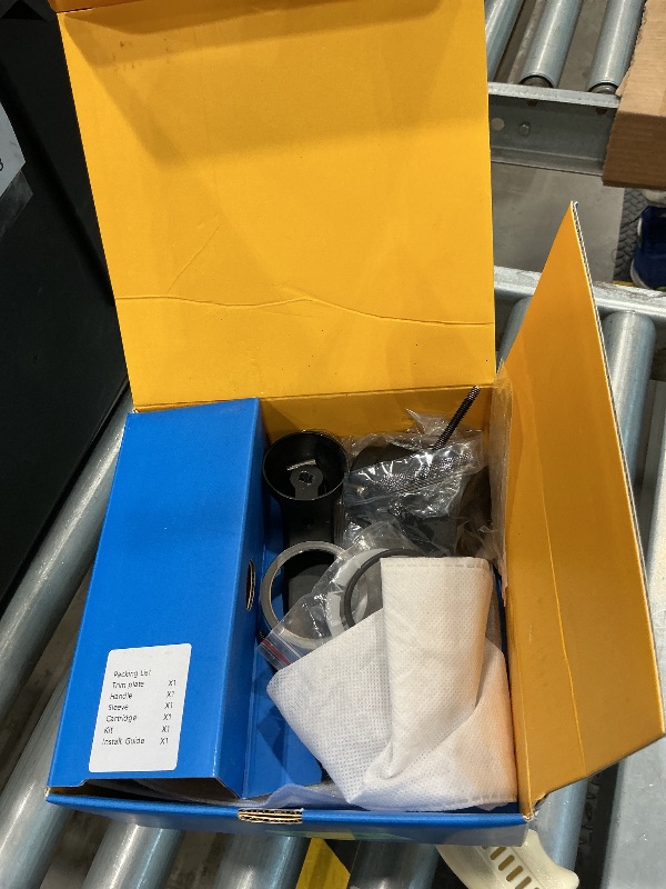 Photo 1 of **UNTESTED**
Replacement for Delta Classic 13 Series Single-Function Trim Kit, T13010 Shower Handle, Fit Delta Shower Valve R10000 Series, Matte Black (Cartridge Included)