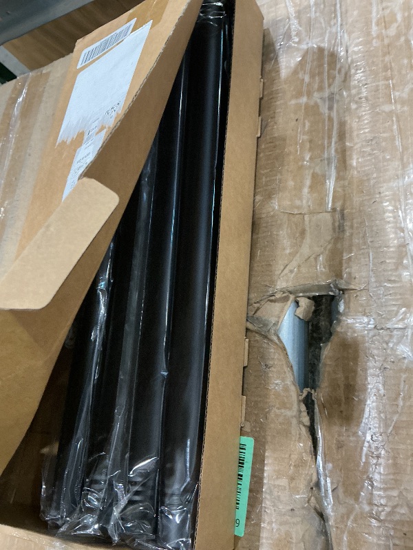 Photo 1 of 1” Diameter Curtain Rods Itself is 30 to 144 inch 1 Pack Fit 30-142 inch, 66 to 120 inch Window with Heavy Duty Adjustable Rod Matte Black Splicing Metal Extra Long Curtain Rod for Windows