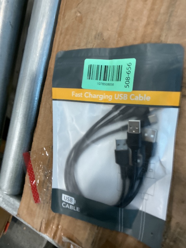 Photo 1 of 1 Foot Short USB C Cord Fast Charge 5 Pack Durable USB A to USB Type C 3A Fast Charging Cable for Charging Station Compatible with Samsung Galaxy Note 20 A20 A51 S10 S20 Plus Ultra LG Stylo K51