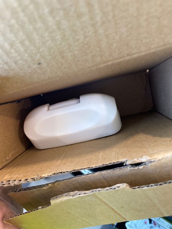 Photo 1 of **MISSING PARTS - No Adhesive**
YCT Baby Proof Fridge Lock, Refrigerator Fridge Freezer Door Latch to Keep Closed, Automatically Lock While Closing The Door, Easy to Install (White 2PCS)