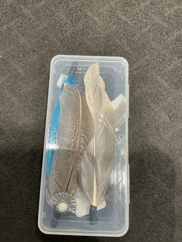 Photo 1 of *****ONLY 3 FEATHERS****Naplings Hat Feathers – 5 Pcs Genuine Assorted Feathers for Fedora & Cowboy Hats, Easy Tuck-in Western Wear Decor for Music Festivals, Weddings & DIY Crafts