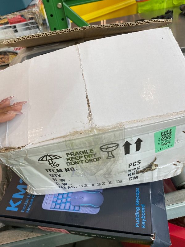 Photo 1 of **UNTESTED**
3-Light White Rattan flush mount ceiling light fixture,12" farmhouse ceiling lights for bedroom,Fabric Shade rattan ceiling light boho ceiling light living room ceiling lights for Hallway Entryway