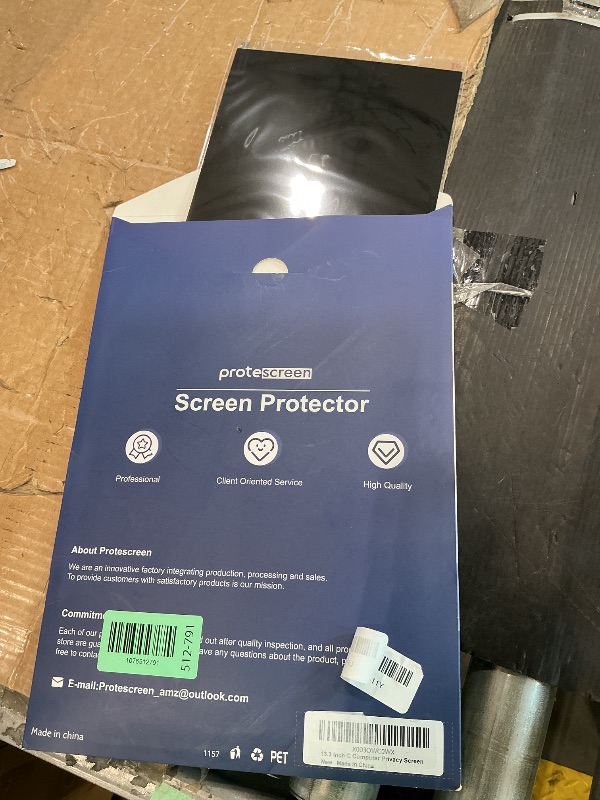 Photo 1 of 13.3 Inch Laptop Privacy Screen Compatible With Lenovo Hp Dell Acer Asus Thinkpad Envy Xps, 16:9 Aspect Removable Anti Glare Blue Light Filter Protector,13 in Computer Monitor Privacy Shield