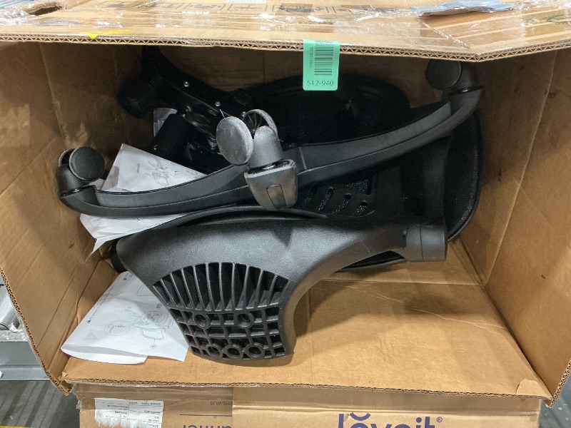 Photo 1 of **UNTESTED**
BestOffice Office Chair Desk Chair Computer Chair Ergonomic Rolling Swivel Mesh Chair Lumbar Support Headrest Flip-up Arms High Back Adjustable Chair for Adults,Black