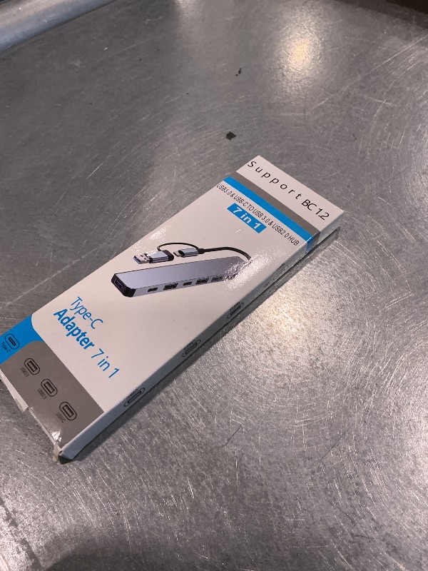 Photo 1 of ?Upgrade? USB C/USB Hub, BERLAT Aluminum 7 in 1 USB C & USB Hub with USB 3.0, USB 2.0 Ports for PC/Laptops/MacBook Pro/Air/iMac/iPad and More Devices