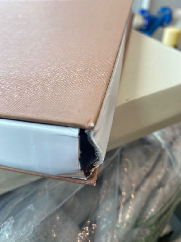 Photo 1 of **SOLD AS IS NO REFUND/RETURN** SEE COMMENTS!~Beautiful Decorative Books - Set of 2 Boxes Enhance Your Coffee Table, Bookshelf or Mantel Shelf Decor - Aesthetic Fake/Faux Books for Modern Home Decoration, Photo Storage and as a Keepsake Box