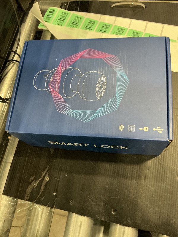 Photo 1 of ?WiFi-Triggered? 5-in-1 WiFi Smart Fingerprint Door Knob Lock with Keypad - Lock-Side Programming, Local Data Storage, Doorbell-Triggered Remote Unlock, Real-Time Alerts - Ideal for Bedrooms, Offices